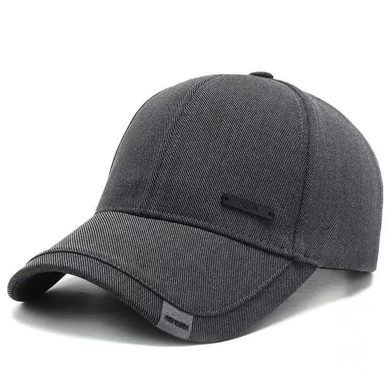 Unisex Hua Label Baseball Caps Hip Hop Cap Spring and Autumn Outdoor Adjustable Casual Hats Sunscreen Hat