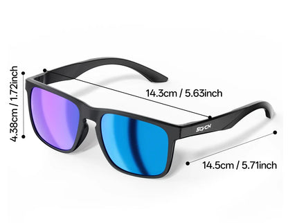 SCVCN Utomhus Polariserade Vattensport Strand Hav Plattform Fiske Cykling MTB Solglasögon Cykelsport Vandring Glasögon UV400
