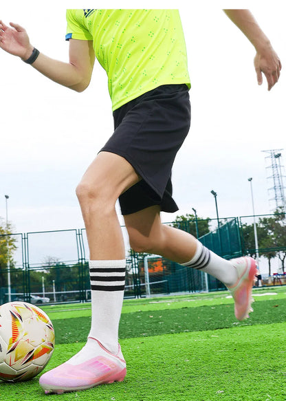 Neue Herren-Fußballschuhe für Kunstrasen – bequeme Fußballschuhe, Sport-FG-Rasenschuhe, Futsal, rutschfest, Outdoor, für Erwachsene, ultraleicht und rutschhemmend