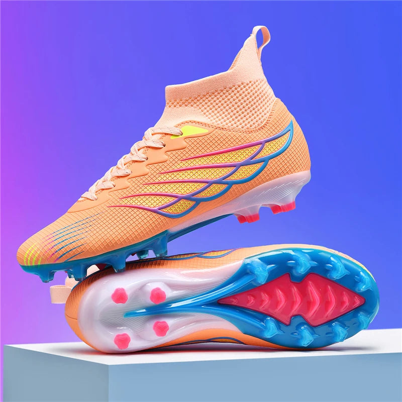 Scarpe da calcio professionali da uomo, sneakers sportive outdoor, scarpe da calcio per adulti, tacchetti da calcetto Society, ultraleggere per allenamento calcistico