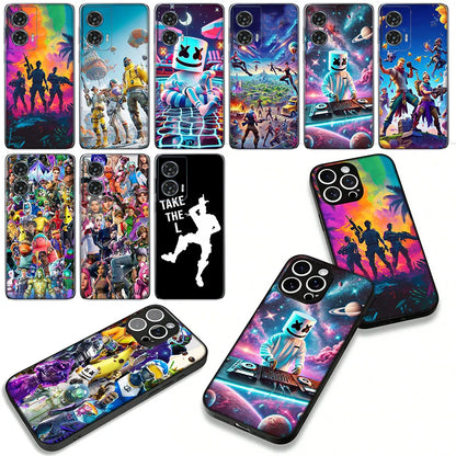 Game F-ForTnites Wallpaper-etui til Samsung Galaxy A07 A13 A12 A23 A42 A50 A51 A52 A53 A70 A71 A72 A21S A04 Note 20 9 8 10-cover