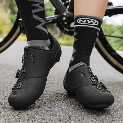 2025 new arrival professional cycling shoes, racing road bike SPD cleat shoes, ultralight self-locking MTB bicycle sneakers unisex