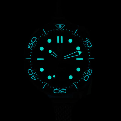 Watchdives WD007 V2 39mm Titanium Dive Watch PT5000 Automatic Movement Luminous 200m Waterproof Domed Bubble Sapphire Watches