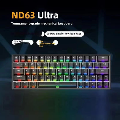 Irok ND63/ND68 Magnetic Switch Mechanical Keyboards RGB Hot Swap E-Sports Wired Customize Keyboard Pc Gaming Office Accessory