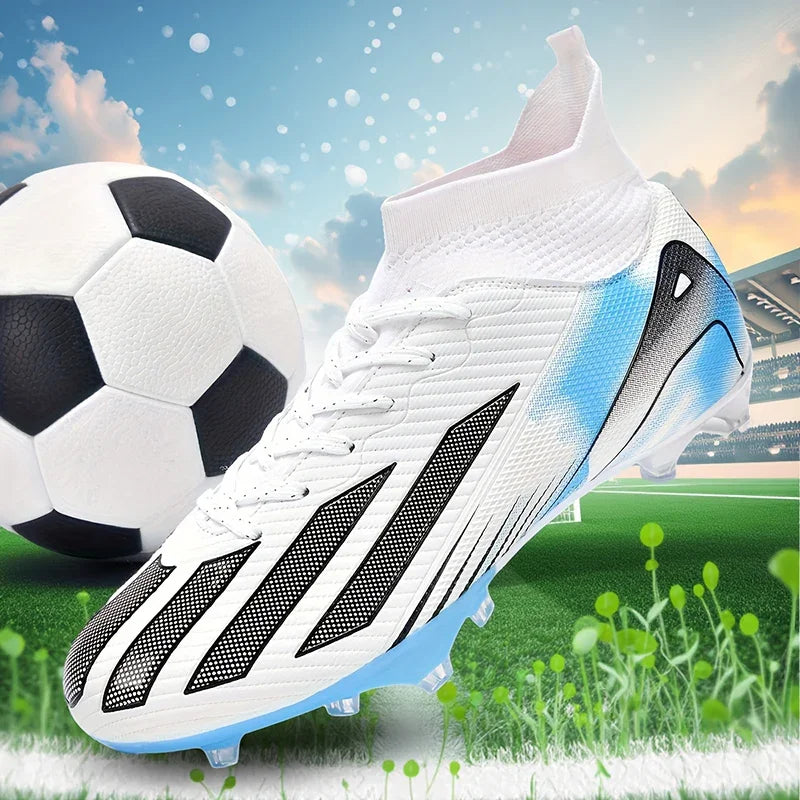 New Men Football Boots Cleats Boys Ultralight Sport Soccer Shoes Adult Professional Non-Slip Comfortable Training Match Grass