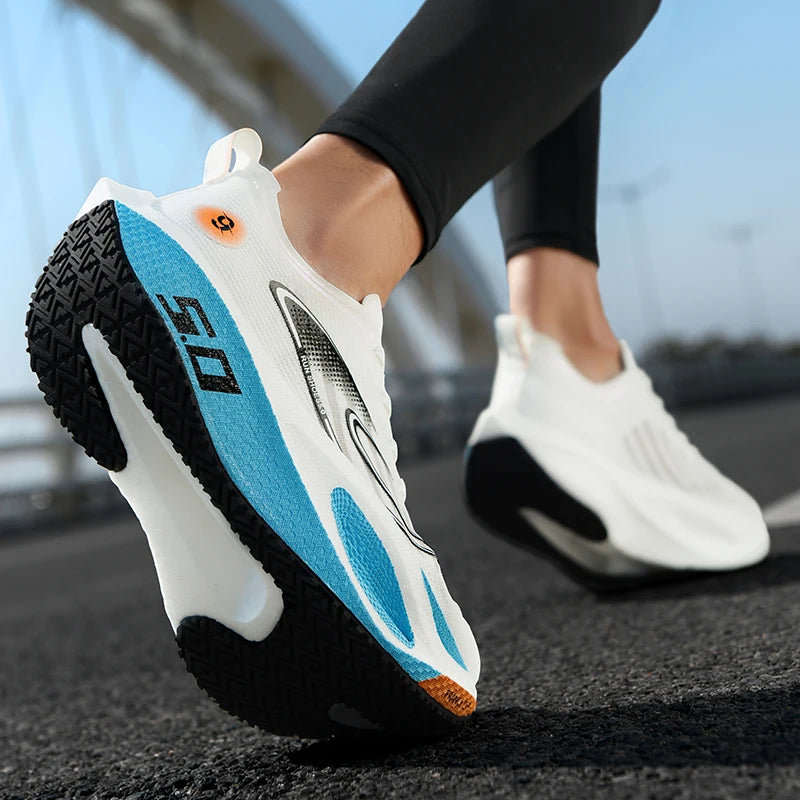 Nuevas zapatillas deportivas para hombre y mujer, zapatillas de running, placa de carbono, competición de maratón masculina, amortiguación, zapatillas de entrenamiento atlético
