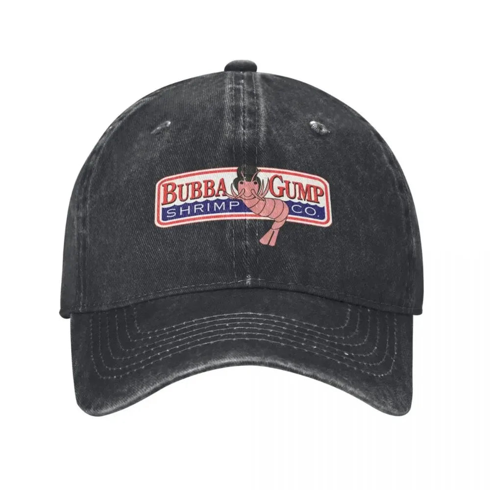 Bubba Gump Forest Shrimp Seafood Baseball Cap  Men Women Hip Hop Hats Sun Protection Outdoor Sports Baseball Caps Gift