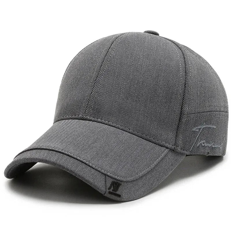 Casquette pour homme Tide Sunshade, casquette de soleil coréenne pour homme, noire, modèle Tide, simple, décontractée et polyvalente, casquette de baseball
