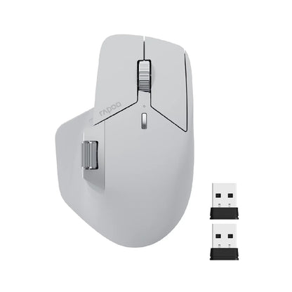 Rapoo MT760/MT760Mini Multi-mode Rechargeable Wireless Bluetooth Mouse Ergonomic 4000 DPI Support Up to 4 Devices Office Mice