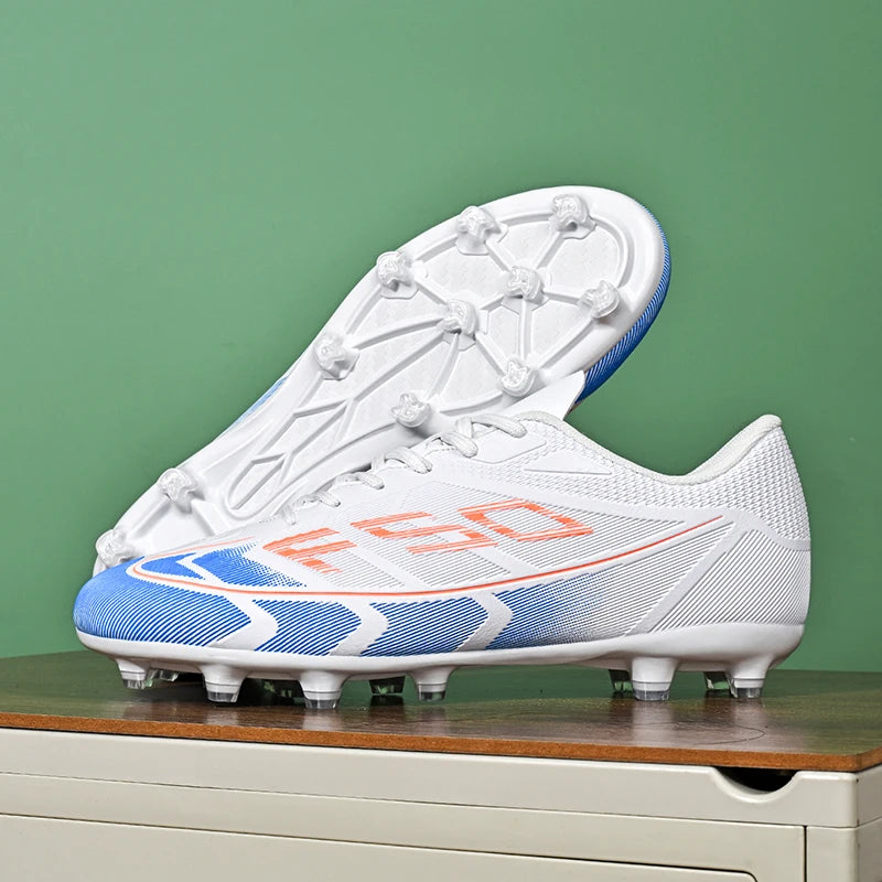 Nouvelles chaussures de football pour hommes, chaussures de sport ultralégères, chaussures de football pour matchs en plein air, futsal, haute cheville, respirantes, antidérapantes, de haute qualité