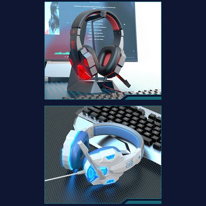 Creative Wired Gaming Headphones High Quality Microphone Led Light Bass Stereo PC Gaming Headset For Computer PS4 PS5 Xbox
