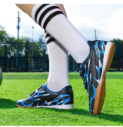 Kinder-Fußballschuhe für die Schule, professionelle Fußballstollen für Rasen, Trainings-Sportschuhe für Jungen, Outdoor- und Futsal-Fußballschuhe 28-38