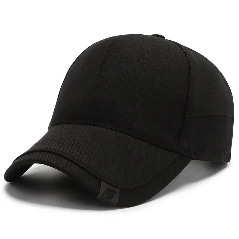 Casquette pour homme Tide Sunshade, casquette de soleil coréenne pour homme, noire, modèle Tide, simple, décontractée et polyvalente, casquette de baseball