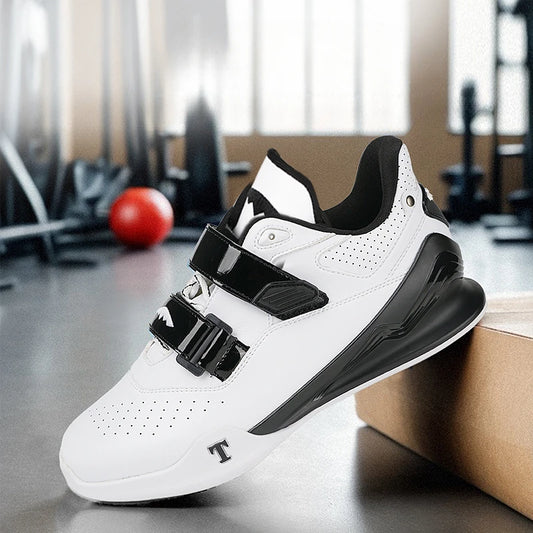 Zapatillas profesionales de halterofilia cómodas para entrenamiento de sentadillas en interior, duraderas, antideslizantes y diseñadas para levantamientos intensos