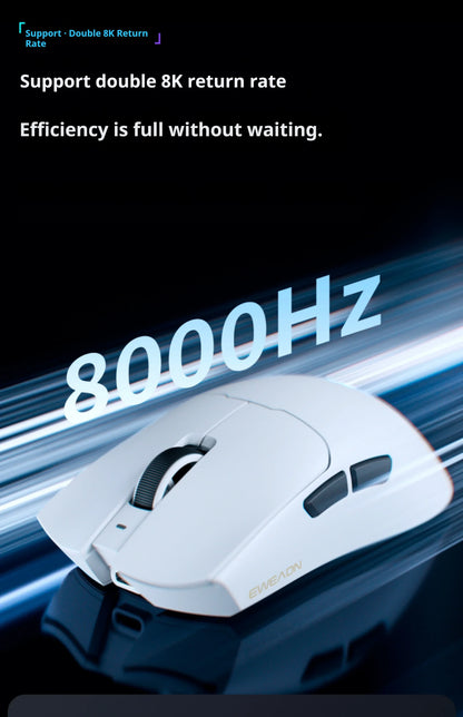 EWEADN S9 Pro Ultra V2 Lightweight Wireless Gaming Mouse Tri-Mode Tri-model Mouse 2.4G USB-CBT 8K Polling 26K DPI PAW3395 Mice