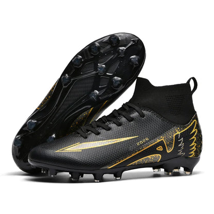 Chaussures de football unisexes tendance, crampons antidérapants, baskets d'entraînement légères, chaussures de football d'extérieur pour hommes