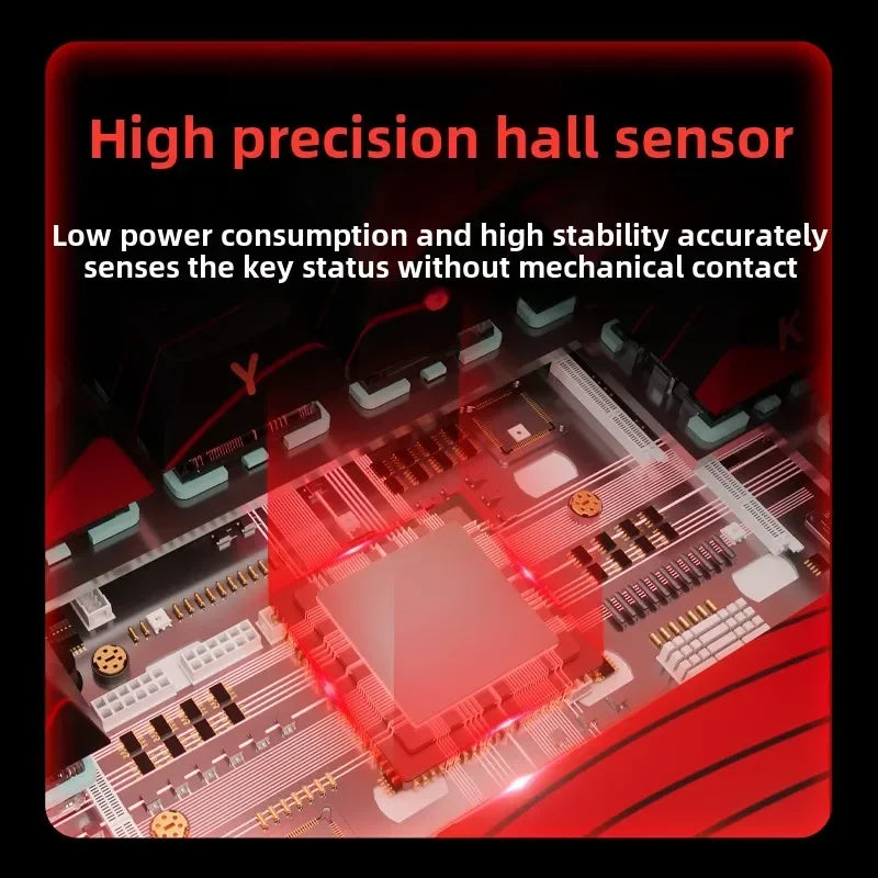 FGG MAD60 Gaming-RGB-Tastatur mit magnetischen Schaltern, fürs Gaming, Full-Key-Hot-Swap, schnelle Reaktionszeit, individuell anpassbare Gaming-Tastatur für Einsteiger