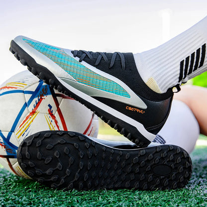 Scarpe da calcio TF da uomo, sneakers professionali per calcetto e futsal, scarpe da soccer casual da uomo di alta qualità per allenamento