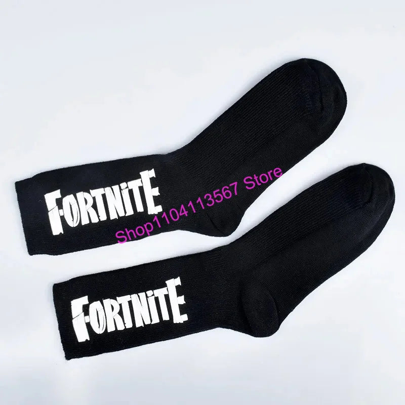 Hot Game Fortnite 1 Pair Socks for Men Women Soft Durable Sock Victory Royale Keep Warm Casual Cotton Socks Hosiery Gift
