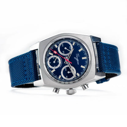 Sugess S419 Series 37mm Original Swanneck Movement Chronograph Master Mens Watch Mechanical Wristwatch Dome Sapphire Crystal New