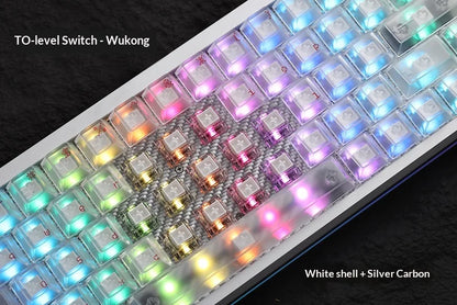 New Everglide AE68Pro Siren Magnetic Axis Gaming Keyboard Original Double Lamp Position RT0.001MM/ADC Direct Connection Keyboard