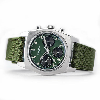 Sugess S419 Series 37mm Original Swanneck Movement Chronograph Master Mens Watch Mechanical Wristwatch Dome Sapphire Crystal New