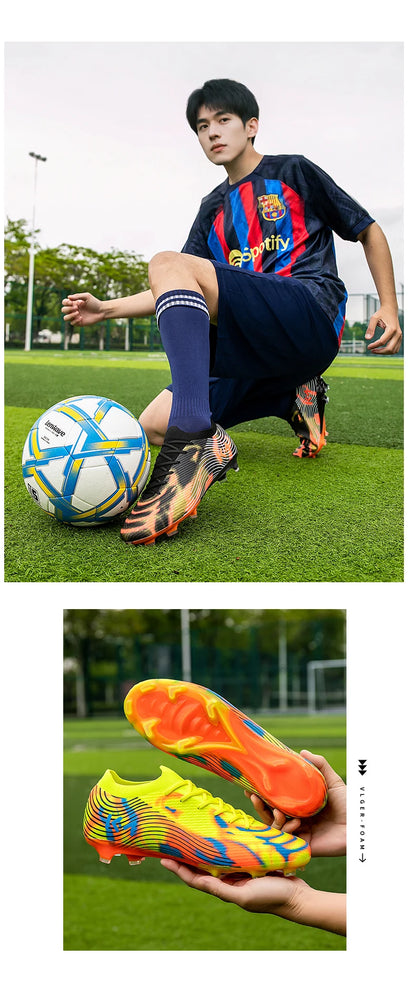 Professionele voetbalschoenen voor heren, slijtvast en comfortabel, trainingsschoenen voor mannen, ultralichte voetbalschoenen van topkwaliteit voor wedstrijden
