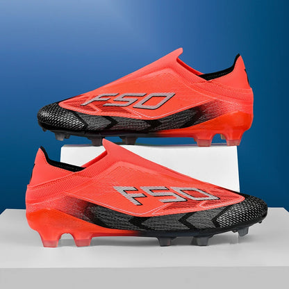 Chaussures de football respirantes AG pour hommes et femmes, chaussures de football professionnelles antidérapantes, chaussures de sport d'extérieur, crampons d'entraînement