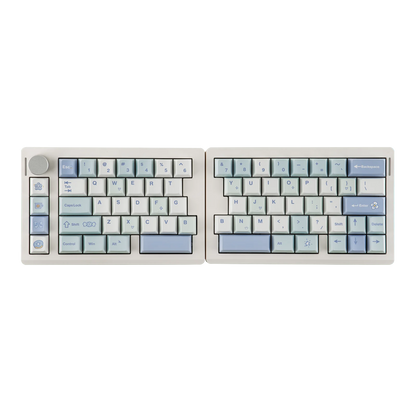 EPOMAKER Split70 QMK/VIA 70% Split Layout Hot-Swap Wired/BT/2.4Ghz Wireless Mechanical Gaming Keyboard with Programmable Knob