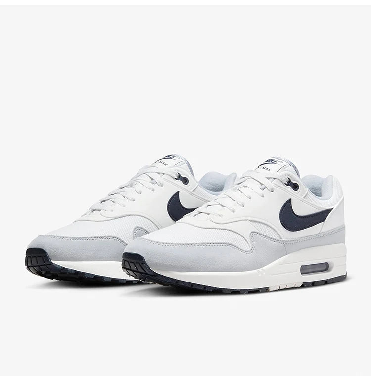 Nike Original Air Max 1 Herren-Low-Top-Sportschuh mit Luftkissen im Retro-Stil FD9082-002