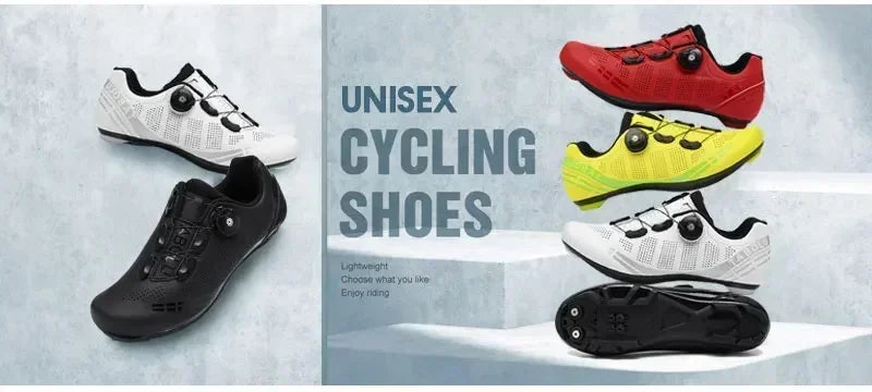 Unisex Cycling Shoes Road Bike Men Racing Self-Locking Speed Bicycle Sneakers Women Spd Cleats road Cycling Footwear