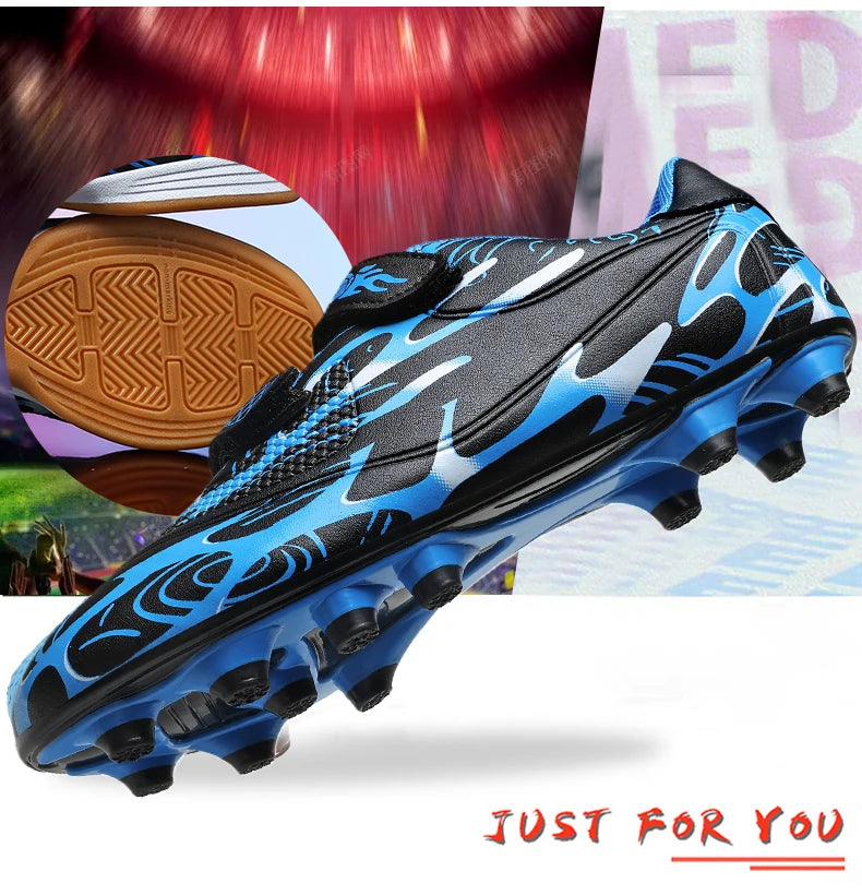 Kinder-Fußballschuhe für die Schule, professionelle Fußballstollen für Rasen, Trainings-Sportschuhe für Jungen, Outdoor- und Futsal-Fußballschuhe 28-38