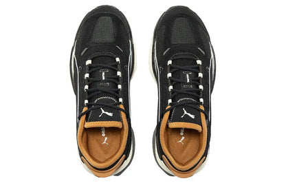 Baskets Puma Extent Nitro Heritage Jet Black Brown, couleur blanc pâle, 385556-01.