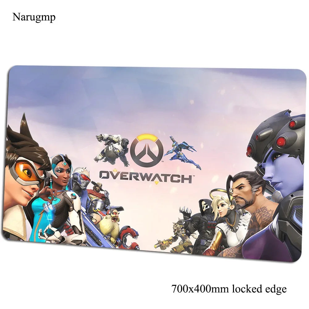 Overwatch mouse pad 700x400x3mm gaming mousepad anime Personality office notebook desk mat Boy Gift mouse pad games PC gamer mats
