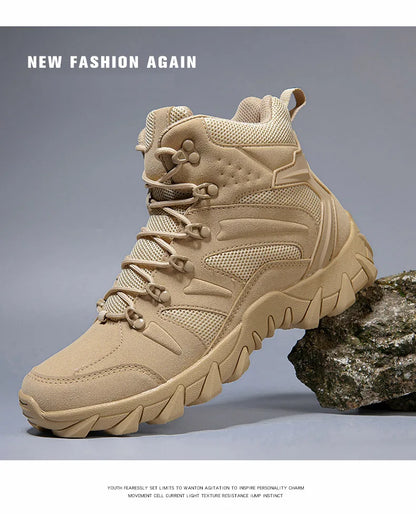Verbeterde tactische gevechtstrainingslaarzen voor heren, outdoor camping, slijtvast, snelle respons, wandelschoenen, vissen, jagen, sneakers voor mannen