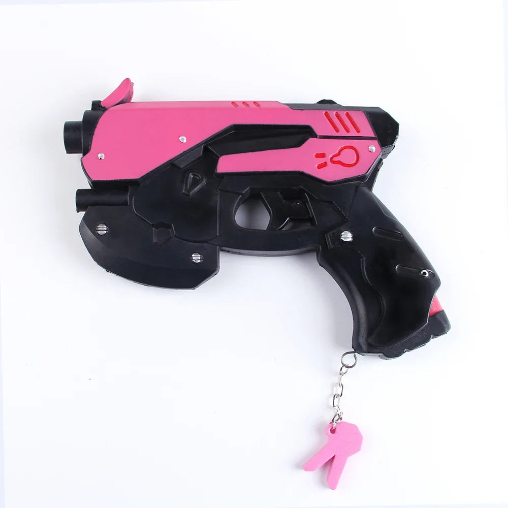 Overwatch D.Va Ohrhörer-Pistole Hana Song DVA Waffe Pistole Cosplay-Requisiten Weihnachts- Halloween-Partyspielzeug Cosplay-Accessoires