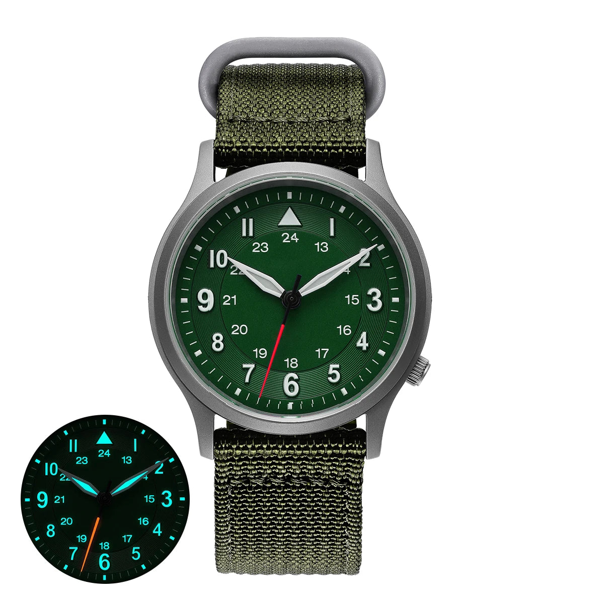 BERNY Full Titanium Watches for Men Quartz Men's Watch Lightweight Sapphire Super Luminous VH31 Sport Field Wristwatches