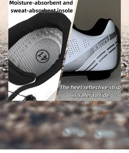 Zapatillas de ciclismo de montaña para hombre MTB, transpirables, antideslizantes, de alta dureza, aptas para carreras en carretera al aire libre y rutas de montaña off-road 37-46