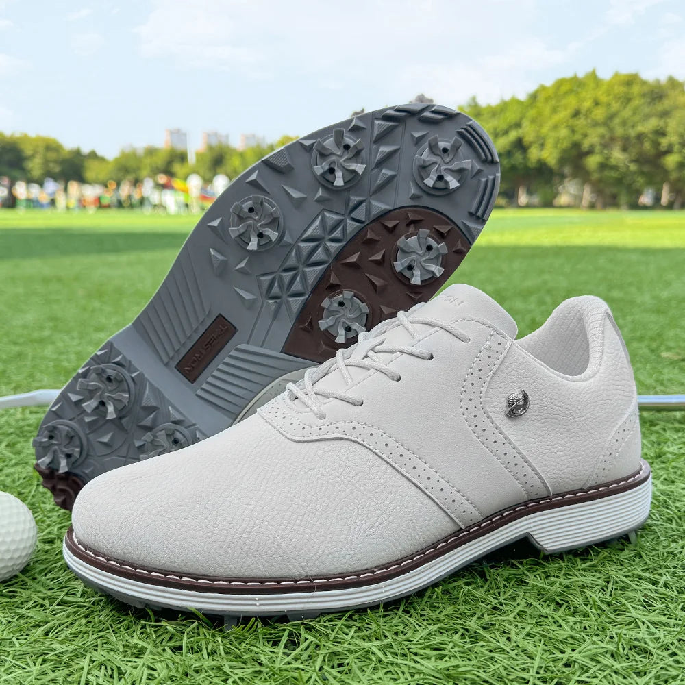 New Men Golf Shoes, Professional Golfers Shoes, Waterproof Comfortable Golf Footwear, Non-Slip