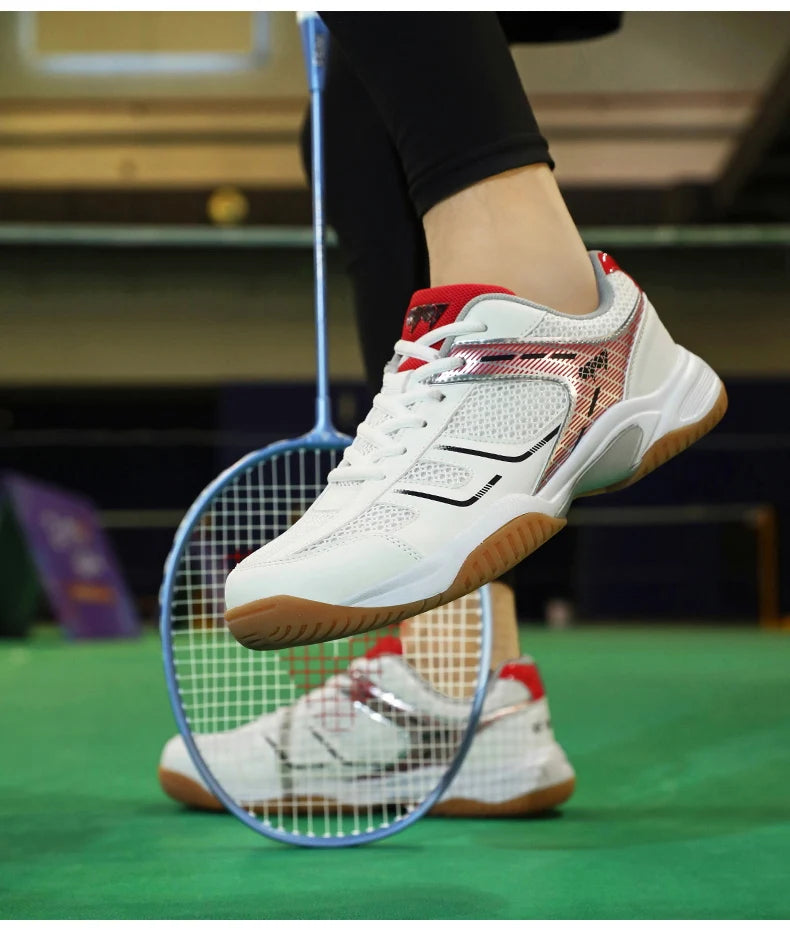 Scarpe professionali da badminton 2025, nuove sneakers da tennis da uomo, traspiranti e antiscivolo, scarpe sportive da pallavolo per uomo e donna