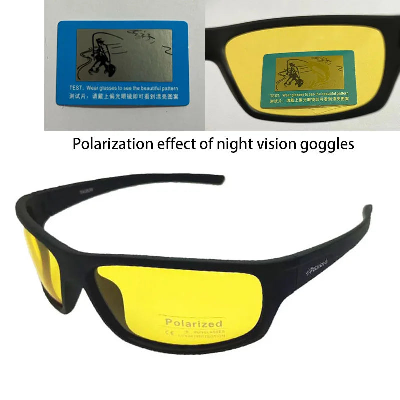 TAGION Sport Sunglasses Men Polarized Hipster Glasses UV400 Hiking Driving Glasses Lentes De Sol Hombre Polarizing Lenses TG5104
