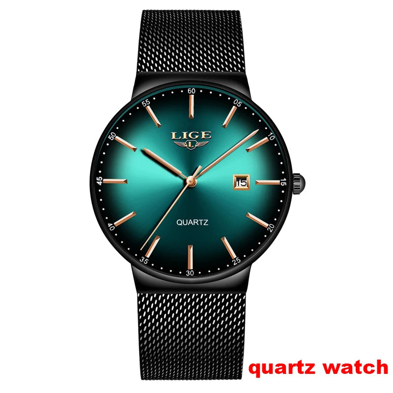 LIGE mekaniske automatiske armbåndsure til mænd – Luksuriøst ur i topklasse med tourbillon, elegant og vandtæt model, ideelt til arbejde eller formelle lejligheder.