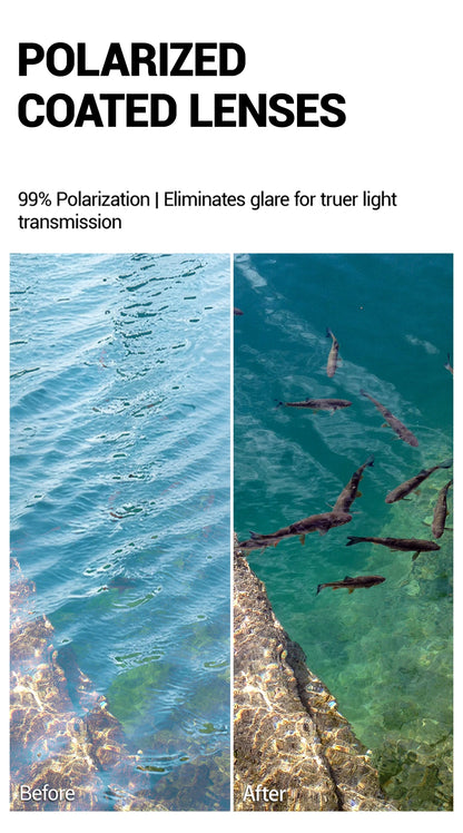 SCVCN Utomhus Polariserade Vattensport Strand Hav Plattform Fiske Cykling MTB Solglasögon Cykelsport Vandring Glasögon UV400