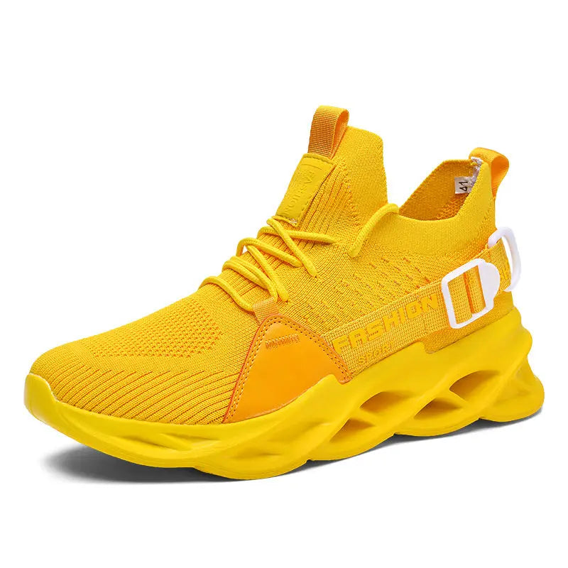 Modieuze paarse casual sneakers in de aanbieding voor dames en heren – Blade hardloopschoenen, grote maat 48, lichte ademende sportschoenen voor heren, mesh sneaker