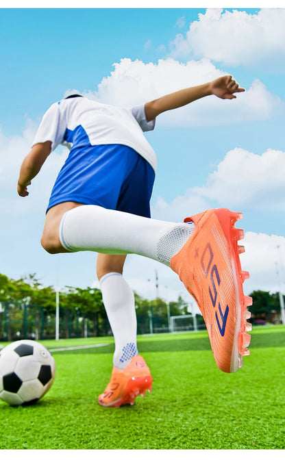 Nuove scarpe da calcio da uomo con tacchetti per erba, comode scarpe da futsal per turf, scarpe sportive ultraleggere FG antiscivolo indoor per adulti