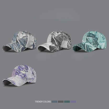 Mode Femmes Hommes Casquette de baseball en coton délavé pour homme et femme, style rétro, toutes saisons, sports de plein air, casquette snapback pour femmes et hommes