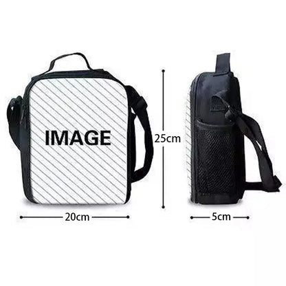 Hot Game Shooting Fortnites Child Insulated Large Capacity Bag for Boy Girl Student Outdoor Resuable Thermal Cooler Lunch Box