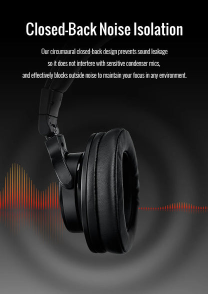TAKSTAR PRO 70 Original Earphones Professional Fully Enclosed Foldable Monitoring Headphones Game Music Headset