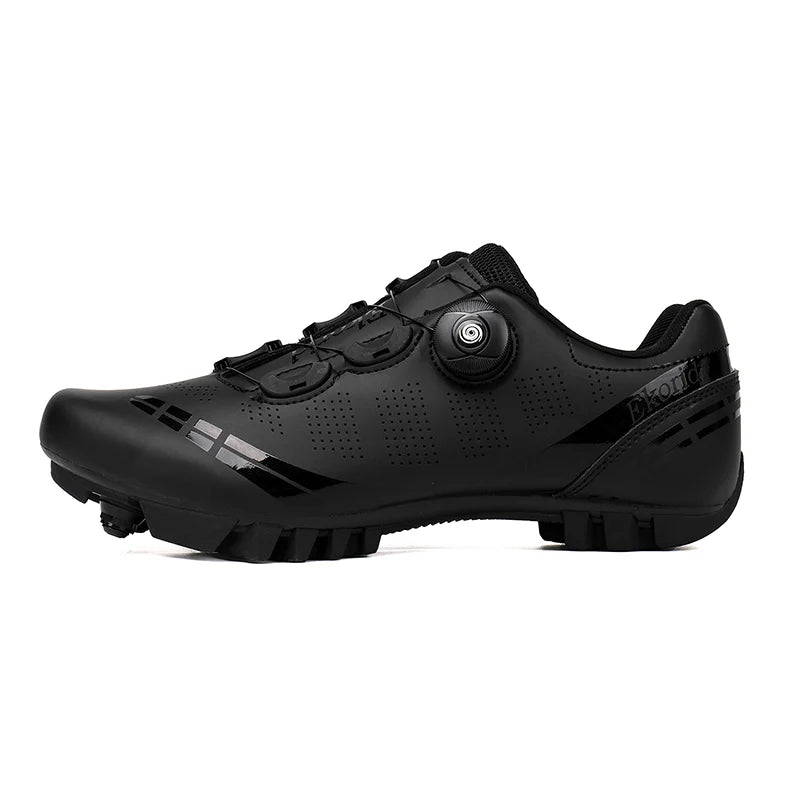 Zapatillas de ciclismo de montaña para hombre MTB, transpirables, antideslizantes, de alta dureza, aptas para carreras en carretera al aire libre y rutas de montaña off-road 37-46