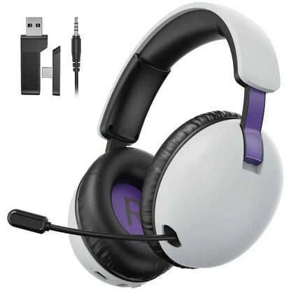 Acinaci BL500 Gaming Headset 2.4G with Noise-Canceling Mic 30-Hour Life,for PC PS4 PS5